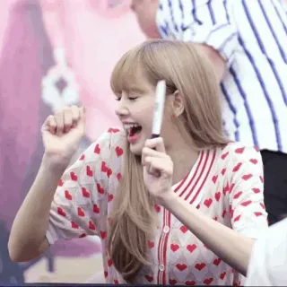 🍣 Lisa Frau, K-Pop, Sängerin, Asiatisch, Idol, Blackpink whatsapp sticker