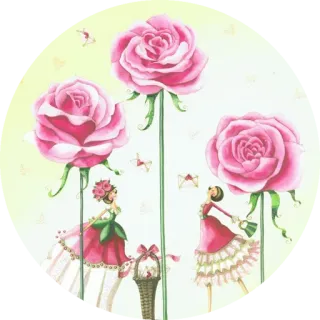 🌹 Rosen, Blumen, Frauen, Rosa, Kunst, Rosen telegram sticker