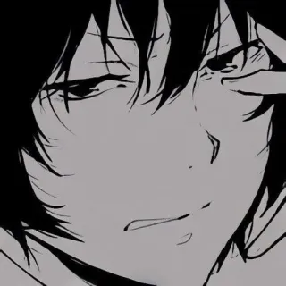 🌟 anime, manga, portrait, man telegram sticker