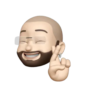 💥 gekreuzte Finger, Glück, Viel Glück, Emoji, Meme, Ausdruck, Hoffnung, Wunsch whatsapp sticker