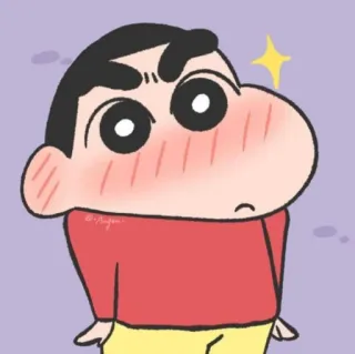 😳 Shin-chan Crayon Shin-chan อนิเมะ, การ์ตูน, ตลก, เด็ก, สีเทียน telegram sticker