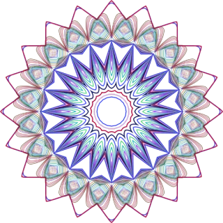 🎨 マンダラ, 幾何学的, 花, 対称性, パターン, カラフル, 抽象, アート telegram sticker
