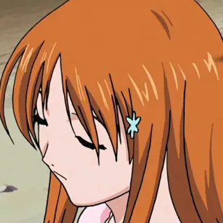 😒 Orihime Inoue Bleach anime, Bleach, Orihime Inoue, cartoon telegram sticker