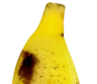 ⚪️ banane, fruit, jaune, nourriture, sain whatsapp sticker