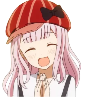 😍 Chika Fujiwara Kaguya-sama: Love Is War Anime, Chika Fujiwara, Kaguya-sama, Love is War, Fofo, Kawaii telegram sticker