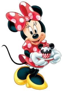 Mickey and Minnie telegram stickers