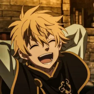 😄 Yuno Black Clover anime, Yuno, Black Clover, magic, wizard telegram sticker