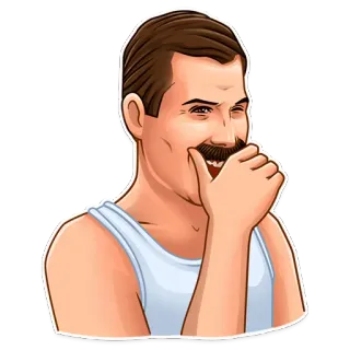 Freddie Mercury telegram stickers