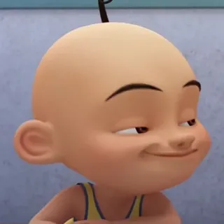 💗 Upin Upin, Cartoon, Figur, Kind telegram sticker