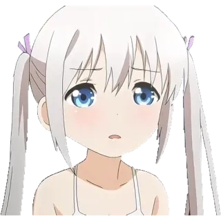 🙂 Anime, Fille, Enfant, Illustration, Dessin animé, Mignon whatsapp sticker
