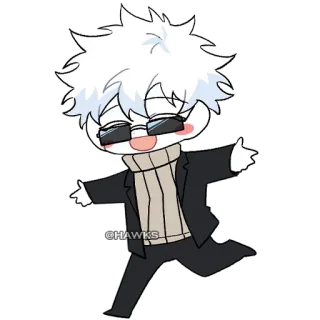 🏃‍♂️ @HAWKS Cartoon, Figur, Sonnenbrille, Anime, Manga, Fanart telegram sticker