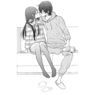 ♥️ Anime, Pareja, Beso, Romance, Amor, Manga telegram sticker