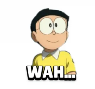 🤩 WAH... Doraemon, Anime, Phim hoạt hình, Wah whatsapp sticker