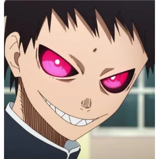 😃 Shinra Kusakabe Fire Force Anime, Fire Force, Shinra Kusakabe, Manga, Personaggio, Demone telegram sticker
