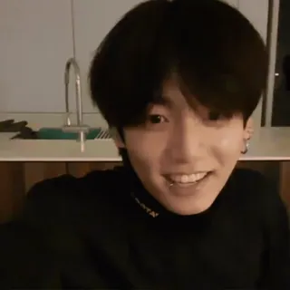 🦅 Jungkook kpop, sänger, musik, idol, süß, hübsch, lächeln, junge telegram sticker