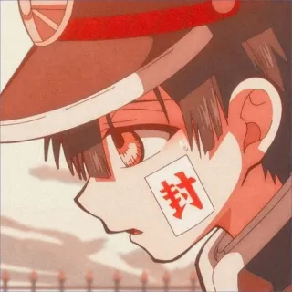 🌟 Hanako-kun Toilet-bound Hanako-kun 封 anime, manga, hanako, toilet-bound hanako-kun, supernatural telegram sticker