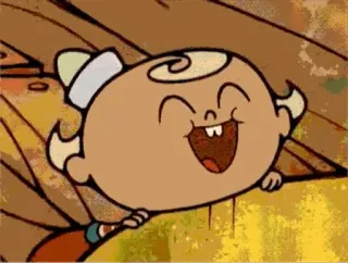 😂 Toby Determined The Mighty B! desenho animado, nickelodeon, criança, sorriso, feliz, toby determinado, the mighty b whatsapp sticker
