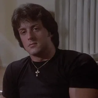 🌑 Rocky Balboa Rocky stallone, boxing, movie, fighter, sports telegram sticker