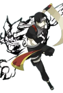 ✏ Sai Naruto Anime, Ninja, Arme, Faux, Personnage whatsapp sticker