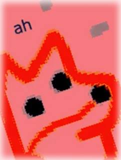 🐺 ah стикер, мультфильм, милый, рисунок whatsapp sticker