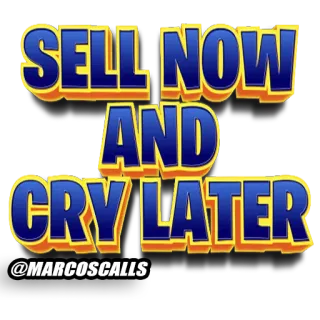 😎 SELL NOW AND CRY LATER
@MARCOSCSALLS finance, investment, trading, stock market, sell, cry later telegram sticker