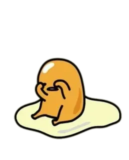 💘 Gudetama gudetama, egg, lazy, sanrio, cartoon, character telegram sticker