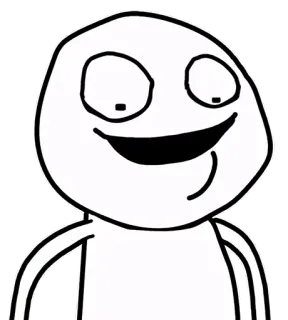 😀 meme, expression, happy, drawing, face whatsapp sticker