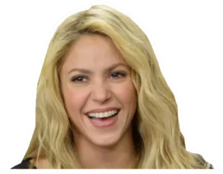😀 Shakira cantor, celebridade, mulher, retrato telegram sticker