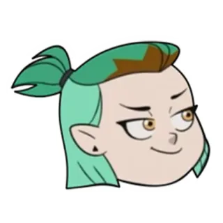😈 Amity Blight The Owl House hoạt hình, phù thủy, Amity, Blight, Disney, Ngôi Nhà Cú Mèo, animated telegram sticker
