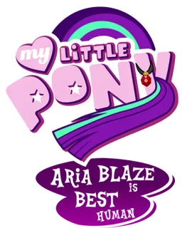 🌟 Aria Blaze My Little Pony ARIA BLAZE is BEST HUMAN My Little Pony, Aria Blaze, Equestria Girls, Mejor Humano telegram sticker
