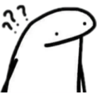 😀 질문, 혼란, 막대기 인간, 낙서, 표정, 불확실, 생각 whatsapp sticker