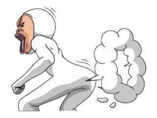 💨 kentut, menyinggung, kasar, kartun, gas, bokong, bau telegram sticker