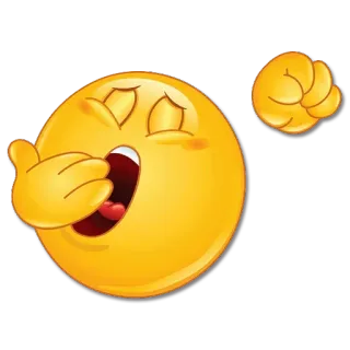 🥱 Emoji, Bostezo, Sueño, Cansado, Aburrido, Agotado whatsapp sticker
