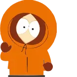 👋 Kenny McCormick South Park kenny, south park, cartoon, animation, orange, hoodie telegram sticker