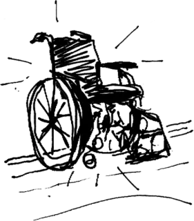 ♿️ Rollstuhl, Behinderung, Mobilität, Behindert, Barrierefreiheit, Hilfe telegram sticker