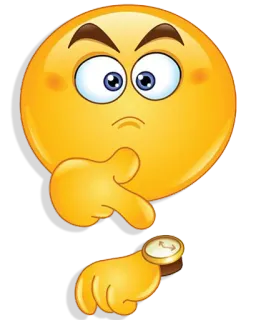 ⌚ Emoji, Esperando, Impaciente, Relógio, Hora telegram sticker