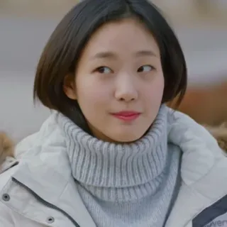 🦋 mujer, retrato, coreano, actor telegram sticker