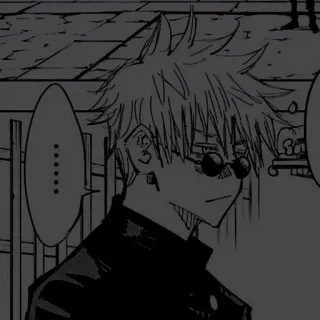 🗡️ Satoru Gojo Jujutsu Kaisen ...... Аниме, Манга, Годжо, Jujutsu Kaisen, Персонаж, Очки telegram sticker