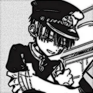🔭 Hanako-kun Toilet-bound Hanako-kun Anime, Manga, Mignon, Fantôme, École, Surnaturel, Kawaii telegram sticker
