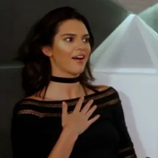🤗 Kendall Jenner persona, donna, celebrità, modella, ritratto telegram sticker