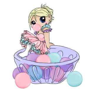 Chibi Sweets telegram stickers