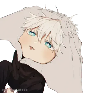 👀 SwallowZirael anime, cartoon, kunst, sticker, personage, baby telegram sticker