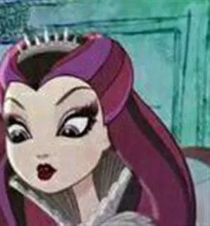 😯 Raven Queen Ever After High кукла, мультфильм, подросток, девушка telegram sticker
