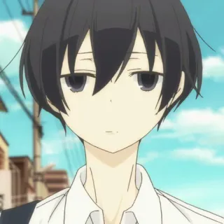 🍙 anime, character, manga, cartoon, boy, portrait telegram sticker
