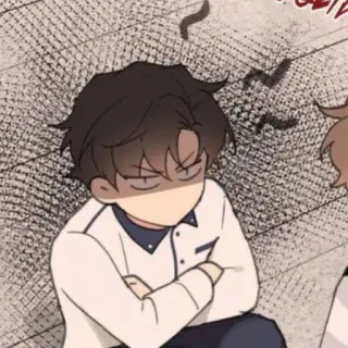 🐈‍⬛ Anime, Dessin animé, En colère, Contrarié, Agacé whatsapp sticker