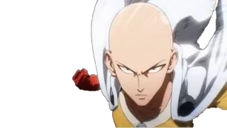 👊 Saitama One-Punch Man Anime, Personagem, Herói, Saitama, One-Punch Man telegram sticker