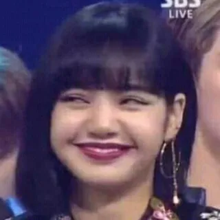 😂 Lisa kpop, blackpink, chanteur, mème, drôle, idole telegram sticker
