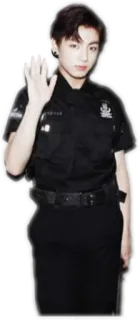 🙋‍♂ police officer, uniform, person, police telegram sticker