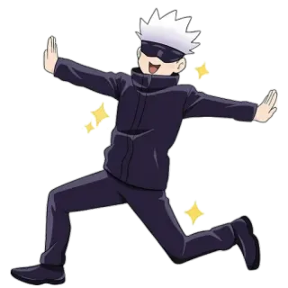 ♥ Satoru Gojo Jujutsu Kaisen Anime, Manga, Personnage, Gojo, Jujutsu Kaisen telegram sticker
