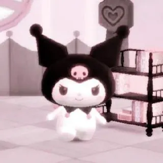 🦕 Kuromi Kuromi, Sanrio, Anime, Fofo, Personagem whatsapp sticker